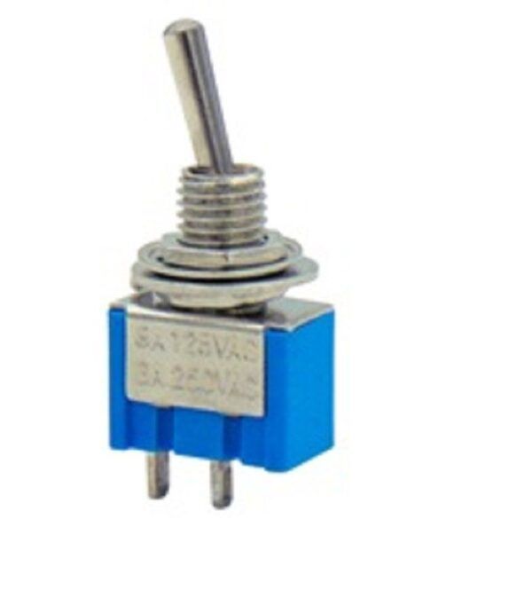 ΔΙΑΚΟΠΤΗΣ TOGGLE ON-OFF MINI ΜΟΝΟΠΟΛΙΚΟΣ 2P 3A/250V MTS-101-A1