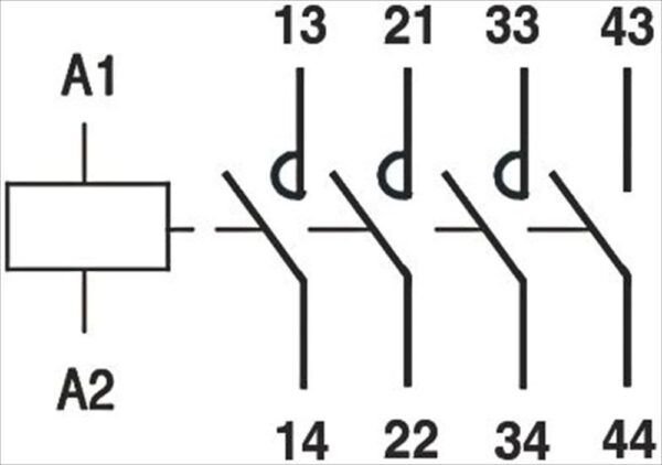 AUXILIARY RELAY AEG SH04.31