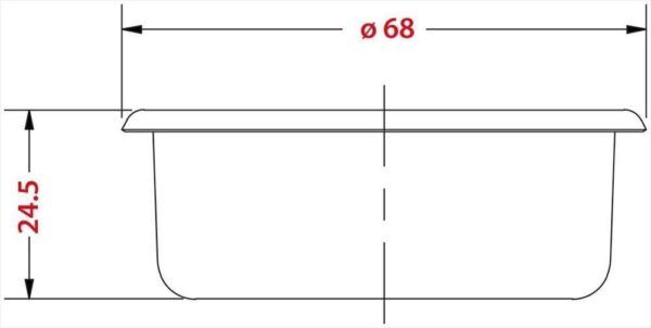 ΦΙΛΤΡΟ ΓΚΡΟΥΠ ΑΚΡΙΒΕΙΑΣ IMS 12/18gr Η24,5