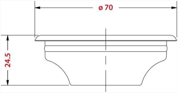 ΦΙΛΤΡΟ ΓΚΡΟΥΠ ΑΚΡΙΒΕΙΑΣ IMS 6/8gr Η24,5