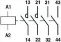 AUXILIARY RELAY AEG SH04.22