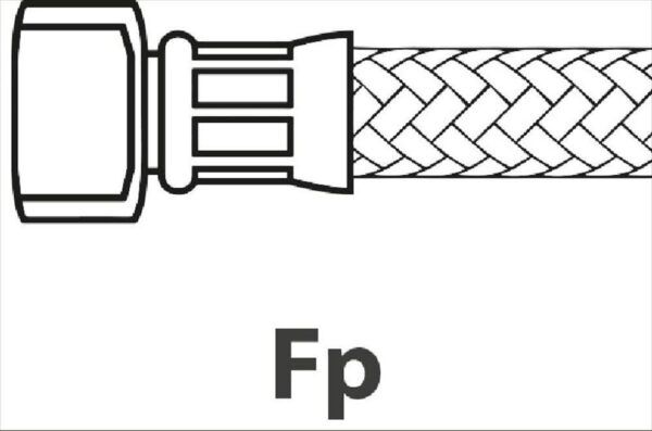 ΣΩΛΗΝΑΣ FLEX 1/2" Fp x Fp 1500mm