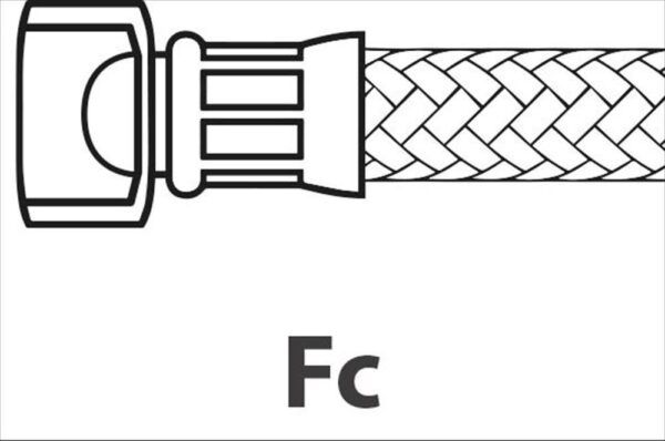 ΣΩΛΗΝΑΣ ΠΑΡΟΧΗΣ FLEX 3/8'' Fc x Fc 500mm