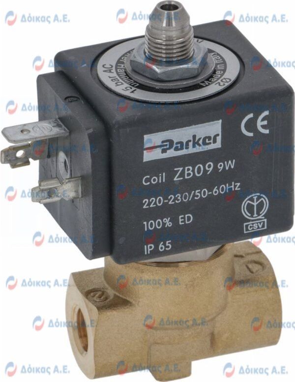 ΗΛΕΚΤΡΟΒΑΛΒΙΔΑ PARKER 1/8" 9W 230V