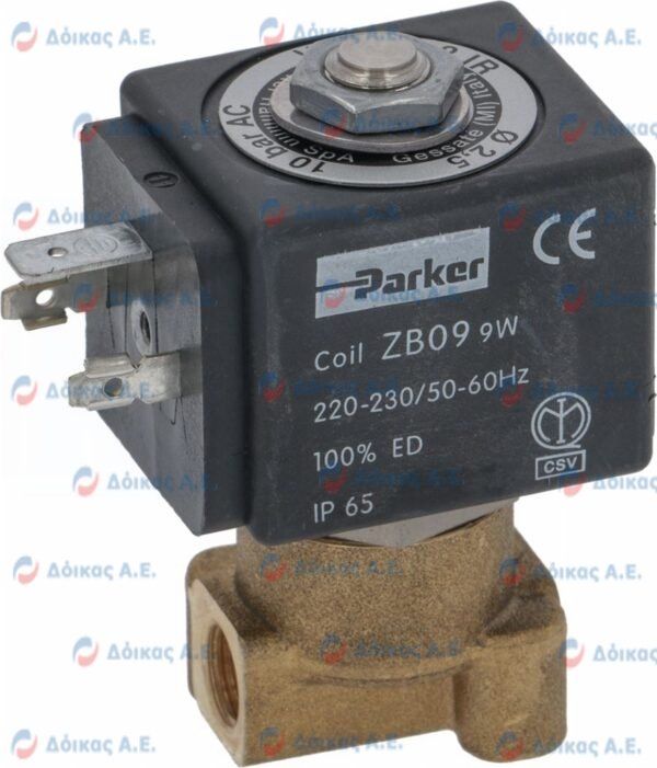 ΗΛΕΚΤΡΟΒΑΛΒΙΔΑ PARKER 1/8'' 9W 230V 50Hz