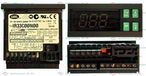 ΘΕΡΜΟΣΤΑΤΗΣ CAREL 12V DEFROST IR33C00N00