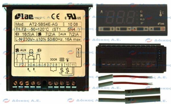 ΘΕΡΜΟΜΕΤΡΟ LAE AT2-5BS4E-AG / LCD15