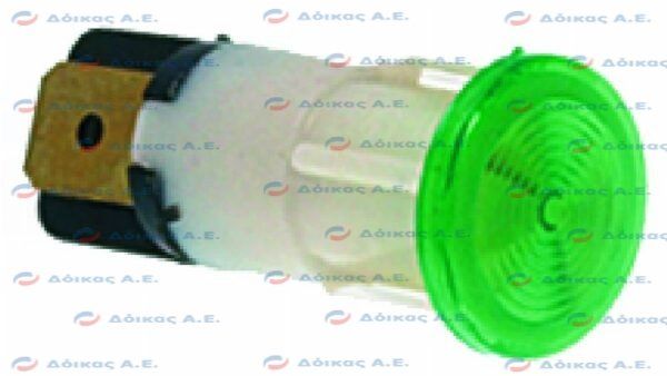 GREEN INDICATOR LAMP 230V.