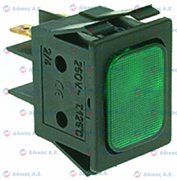 GREEN INDICATOR LAMP 230V