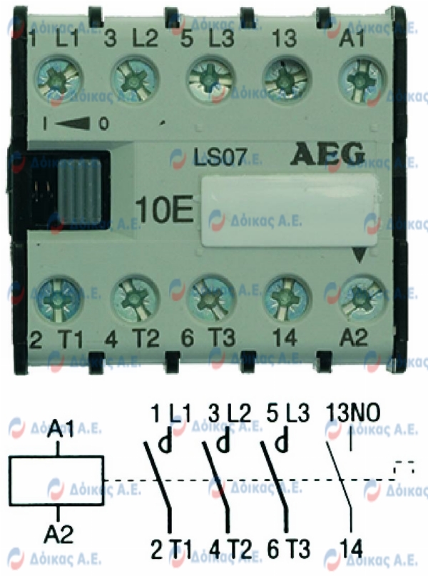 ΡΕΛΕ AEG LS07 7Α 230V 3KW