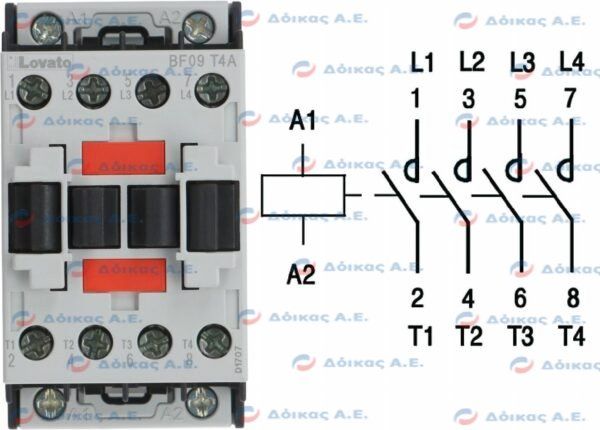 ΡΕΛΕ LOVATO BF09T4A