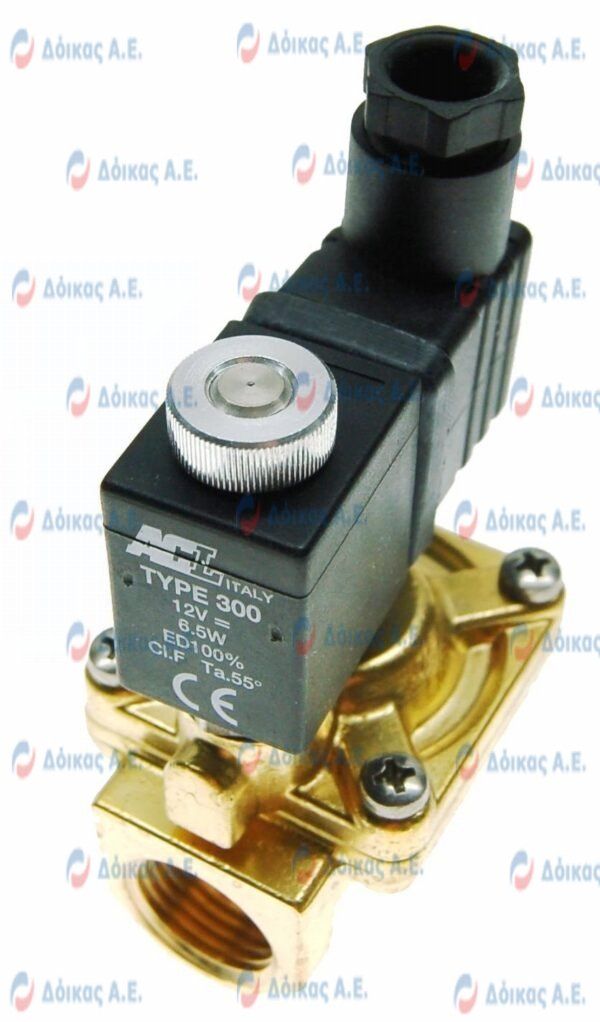 ΗΛΕΚΤΡΟΒΑΛΒΙΔΑ GAS 1/2'' 12VDC