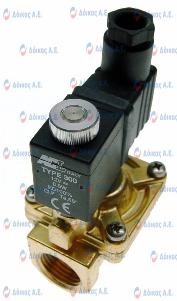 ΗΛΕΚΤΡΟΒΑΛΒΙΔΑ GAS 1/2'' 12VDC