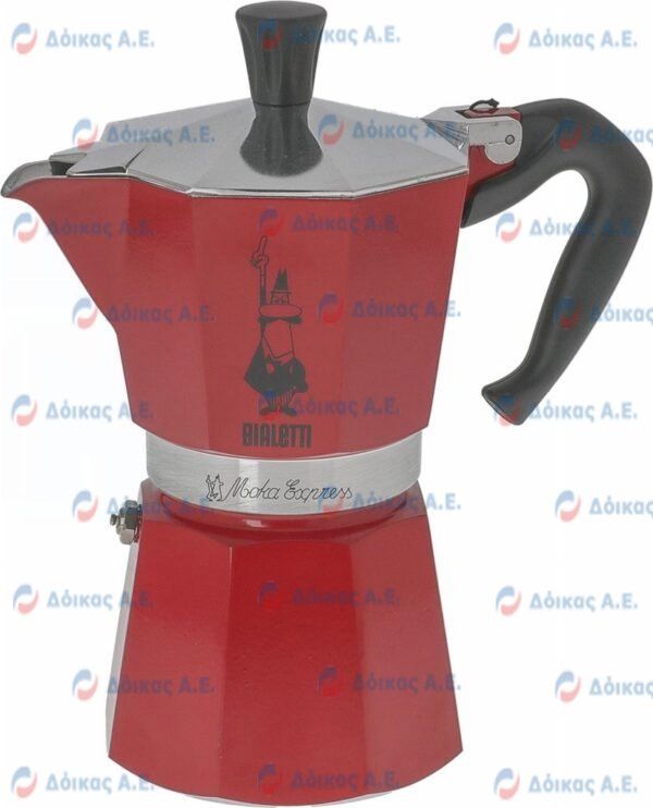 ΜΟΚΑ EXPRESS BIALETTI 6 ΔΟΣΕΙΣ ΚΟΚΚΙΝΗ