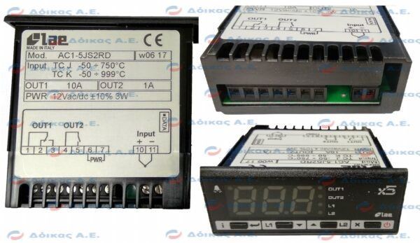 ΗΛΕΚΤΡ.LAE AC1-5JS2RD 12V 10Α -50+750oC