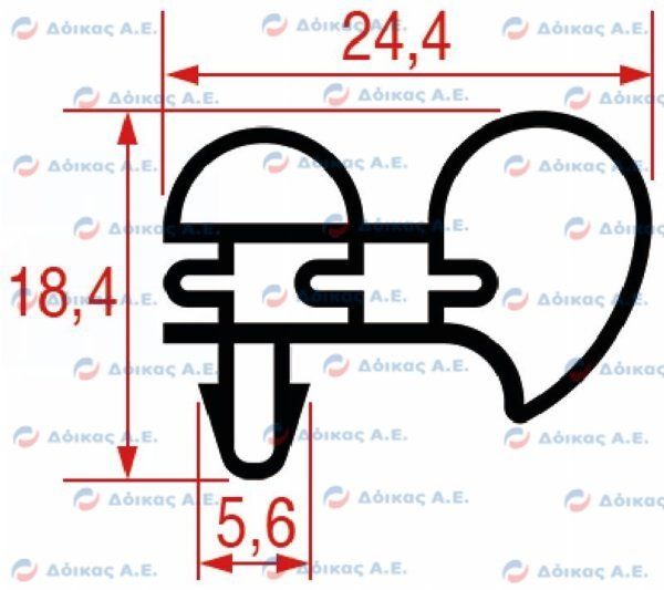 ΛΑΣΤΙΧΟ ΨΥΓΕΙΟΥ ΠΡΟΦΙΛ 1027 ΚΑΤΑΣΚΕΥΗ