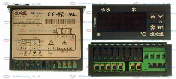 ΘΕΡΜ+ΘΕΡΜΟΣΤ+ΧΡΟΝ. XR60C-ONICO 12V