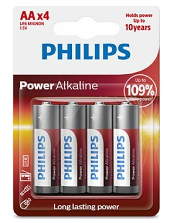 ΜΠΑΤΑΡΙΕΣ AA ΑΛΚΑΛΙΚΕΣ PHILIPS 4ΤΜΧ